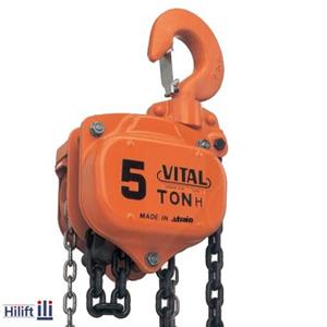 جرثقیل دستی Vital  ارتفاع زنجیر 6 متر ظرفیت 1 تن 