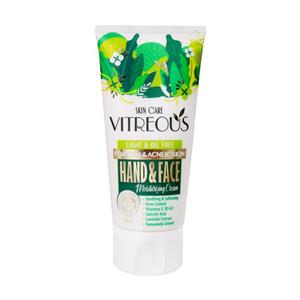 کرم مرطوب کننده تیوبی دست صورت پوست چرب ویتروس 50 گرم Vitreous Hand And Face Cream For Oily Skins g 