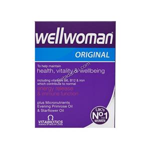 قرص ول وومن اوریجینال بسته 30 عددی ویتابیوتیکس Vitabiotics Well Woman Original 