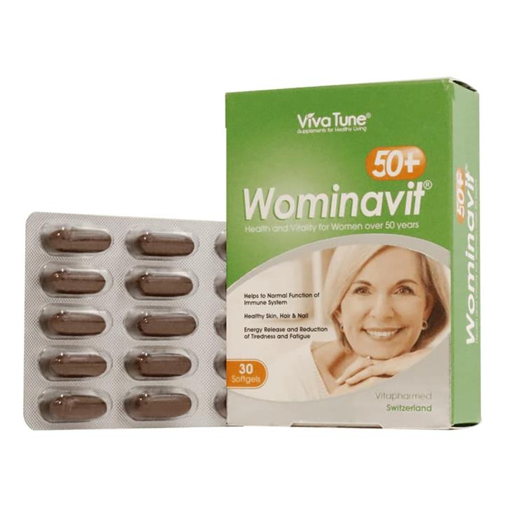 سافت ژل ومیناویت بالای 50 سال ویوا تون 30 عددی