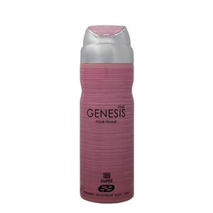 اسپری بدن زنانه امپر مدل Genesis Pink حجم 200 میلی لیتر