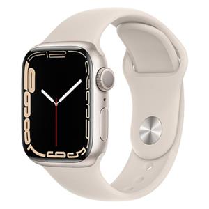 ساعت هوشمند اپل سری Apple Watch Series 7 کیس الومینیومی و بند سیلیکونی (41 میلی متر)