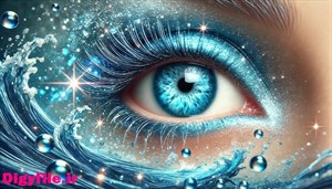سابلیمینال تغییر رنگ چشم به آبی