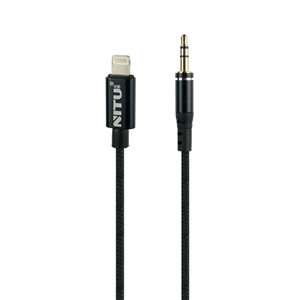 کابل Aux لایتنینگ نیتو مدل NT AUX009 طول 3متر Nitu AUX09 3.5MM Audio Cable 