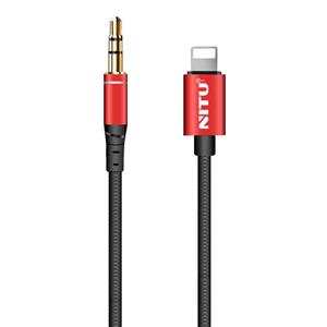 کابل Aux لایتنینگ نیتو مدل NT-AUX009 طول 3متر Nitu NT-AUX09 3.5MM Audio Cable