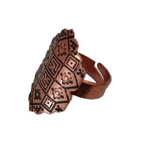 انگشتر مسی زنانه نقش علی کد JW202