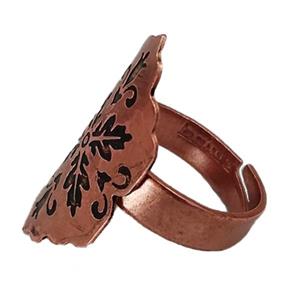 انگشتر مسی زنانه مدل چهار پر کد JW204