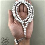 تسبیح سنگ طبیعی هولیت Howlite Prayer Beads