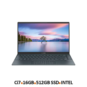 Asus ZenBook 13 13.3 FHD Laptop, Intel Core i7-1165G7, 16GB RAM, 512GB  SSD, Windows 10 Pro/Windows, Pine Gray, UX325EA-XS74 