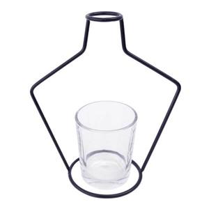گلدان فلزی فانتزی انزو مدل بطری (کوتاه) کد 70092