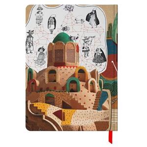 پلنر رنگی هفتگی 1/8 جلدسخت 78 گرمی 120 برگ سایز 17*12 مسترنوت mrnote planner کد 405 