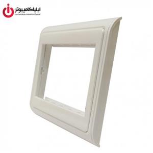 قاب سفید 3 کانال پریز دیواری توکار