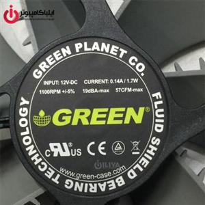 فن خنک کننده 12*12 بلبرینگی گرین و قطر 2.5 سانتیمتر