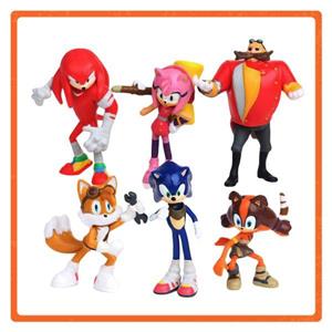 فیگور سونیک بوم مجموعه 6 عددی Sonic Boom 6 pcs set ارتفاع بین 5-7 سانتی متر بسته بندی نایلونی
