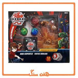 پک باکوگان مجموعه 5 عددی  bakugan battle planet طرح B 