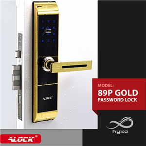 دستگیره دیجیتال رمزی ALOCK مدل 89P GOLD 