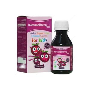 شربت تقویت سیستم ایمنی کودکان ایمونوبری بی دی ا بهتا دارو 120 میلی لیتر Immunoberry BDA For Kids 