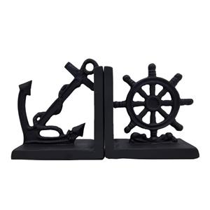 نگهدارنده کتاب مدل سکان و لنگر کشتی مجموعه 2 عددی 