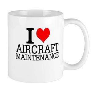 ماگ مهندسی پرواز طرح I Love aircraft maintenance