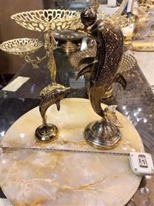 مادر و بچه دلفین سیاه قلم بزرگ کد 70101