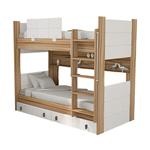تخت خواب دو طبقه وینه چوب مدل لکسوس