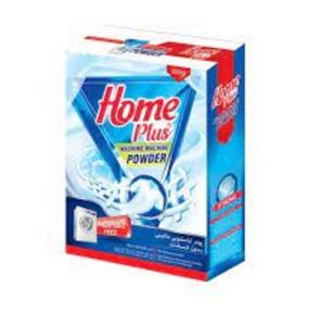 پودر ماشینی هوم پلاس بدون فسفات حاوی تقویت کننده شستشو 500 گرم