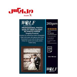 کاغذ 18*13 فتوگلاسه 260 گرمی ولف