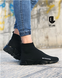 کتونی زنانه بالنسیاگا جورابی-مشکی