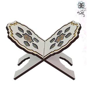 رحل MDF س15*30 پلاک دار سفید