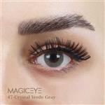 لنز چشم سه ساله طوسی سبز کریستال  crystal verde gray  مجیک magic