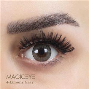 لنز چشم سه ساله طوسی لیمونی limony gray  مجیک magic