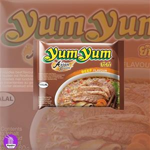 نودل با طعم بیف یام یام (yum yum) 75 گرمی