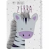 دفتر نقاشی سیمی 50 برگ پیل طرح Unique Zebra