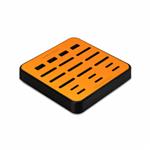 MAHOOT Digital Storage Organizer Matte_Orange-496 For USB-SD Card