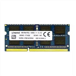 رم کینگستون DDR3 SO-DIMM DDR3L 1600 MHz PC3L 12800 با ظرفیت 8 گیگابایت