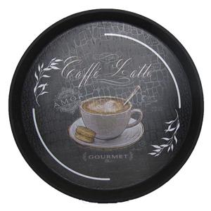 سینی گرد رایکا قطر 32 مدل Latte