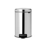 سطل پدالی 12 لیتر برابانتیا (Brabantia) مدل Brilliant Steel