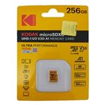 کارت حافظه KODAK کلاس U3 10 سرعت 100MB/S ظرفیت 256 گیگابایت