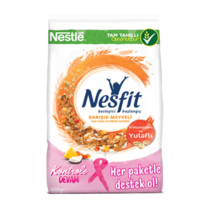 کورن فلکس رژیمی با طعم مخلوط میوه ها نسفیت نستله 400 گرم Nestle Nesfit 