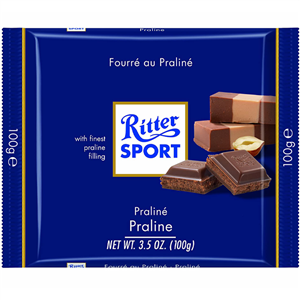  شکلات کاراملی شیری پرالین ریتر اسپرت (Ritter Sport) 100 گرمی