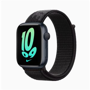 ساعت هوشمند اپل واچ سری 2021 SE مدل 40 میلی متری با بند مشکی و بدنه آلومینیومی خاکستری Apple Watch Series SE 2021 40mm Space Gray Aluminum Case with Black Sport Band