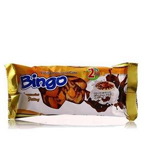 کیک دوقلو وانیل کاکائو با مغزی کاپوچینو Bingo  بینگو 