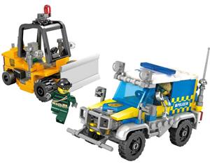 لگو ماشین پلیس برند KAZI کد KY67271