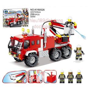 لگو ماشین آتش نشانی CITY FIRE برند KAZI کد KY80526