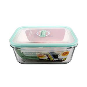 ظرف شیشه ای مستطیل 1/7 لیتر کد 180035 لیمون