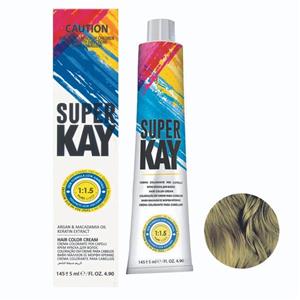 رنگ مو سوپرکی شماره 9.2 حجم 145 میلی لیتر رنگ بلوند زیتونی خیلی روشن