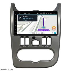 پخش و مانیتور 9 اینچ فابریک اندروید خودرو ساندرو monitor Sandro 