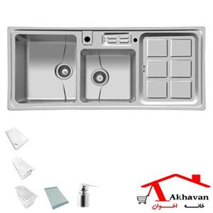 سینک ظرفشویی توکار اخوان کد 318 Akhavan 318