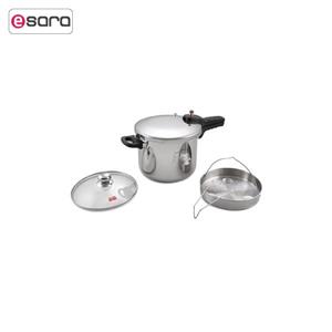 زودپز پارس استیل کد 60 گنجایش لیتر Pars Steel Pressure Cooker Litre 