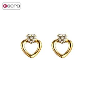 گوشواره میخی الیور وبر مدل Cuore Gold Crystal 22181 Oliver Weber Cuore Gold  Crystal 22181 Earring